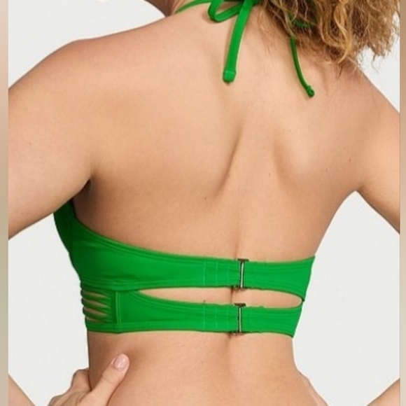 Sold 32DD/XS VS Archives Swim Bombshell Longline Bikini Top Brazilian Bikini Set - Picture 9 of 15